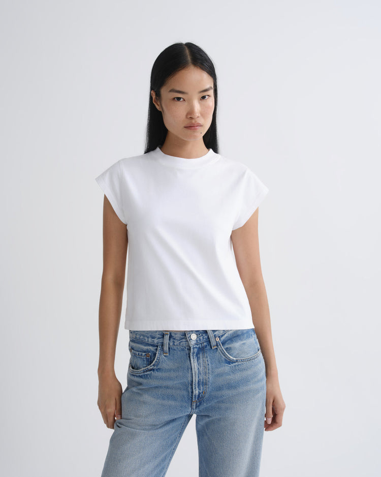 BRYCE CAP SLEEVE TEE