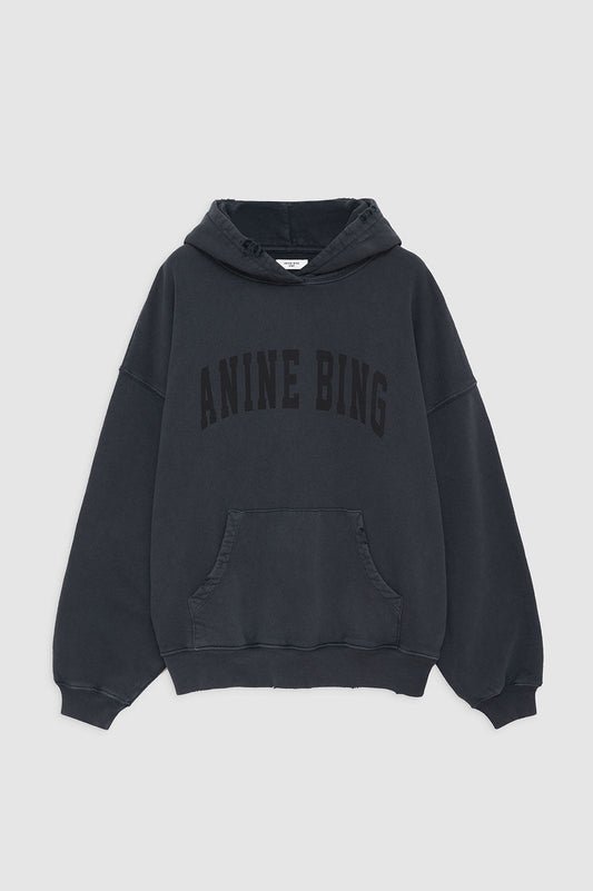 HARVEY SWEATSHIRT WASHED BLACK