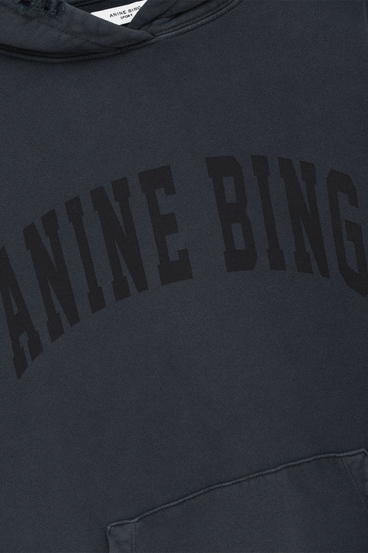 HARVEY SWEATSHIRT WASHED BLACK
