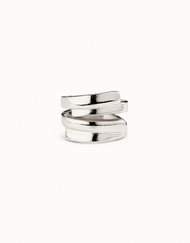 MULTI BAND RING SILVER