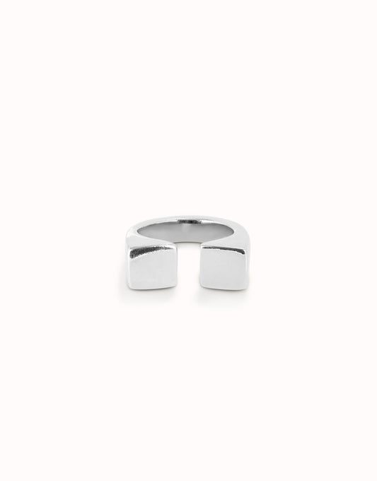 SQUARE-SHAPE RING SILVER