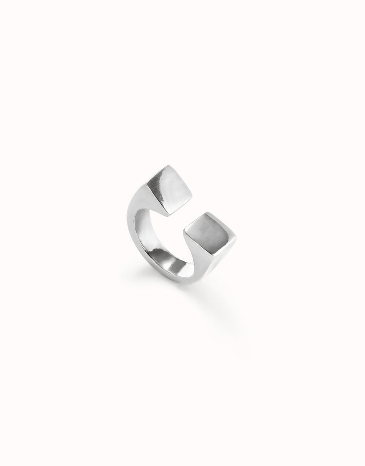 SQUARE-SHAPE RING SILVER