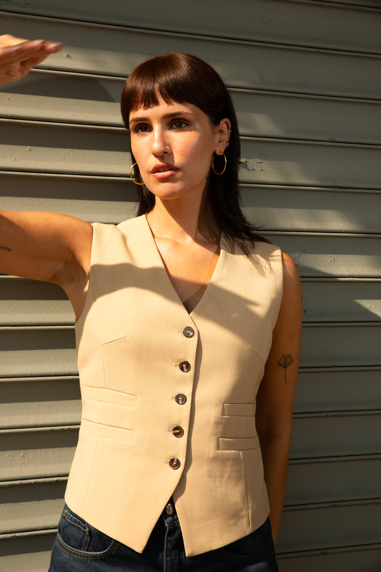 WOVEN WAISTCOAT