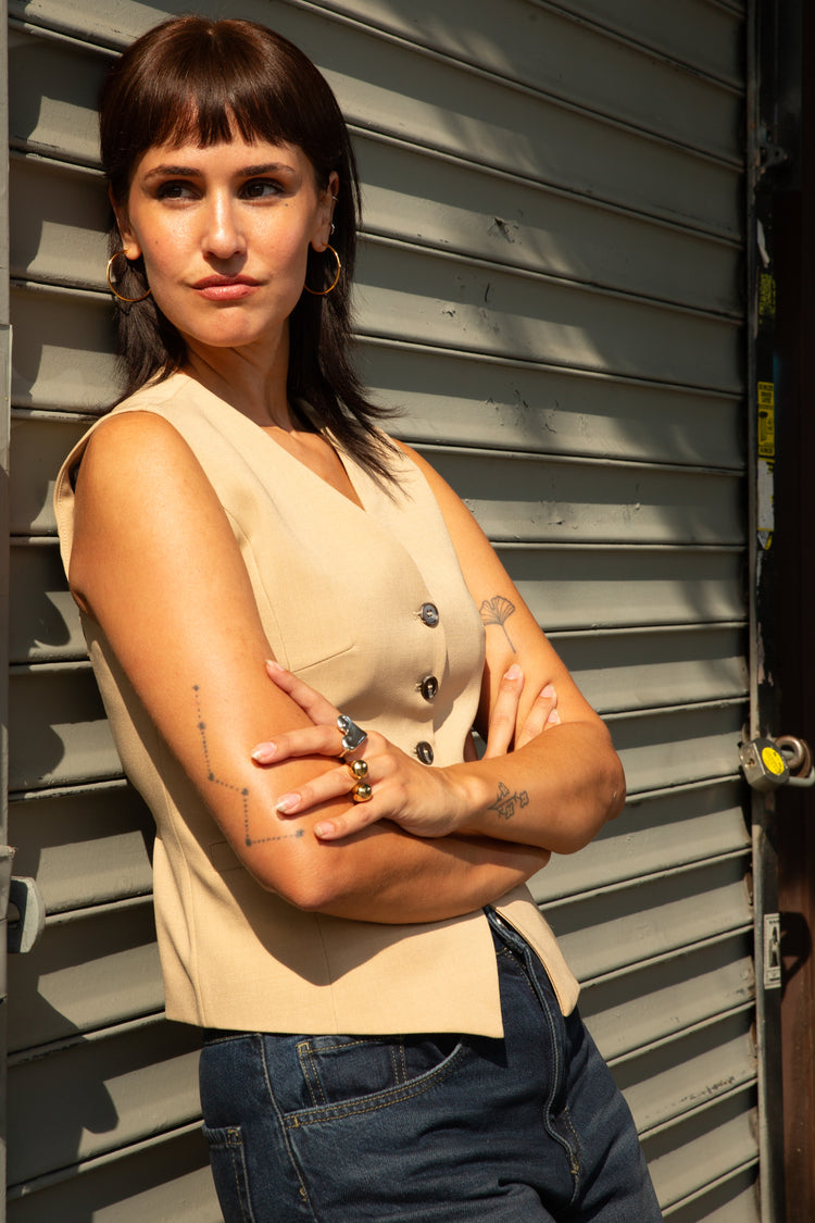WOVEN WAISTCOAT