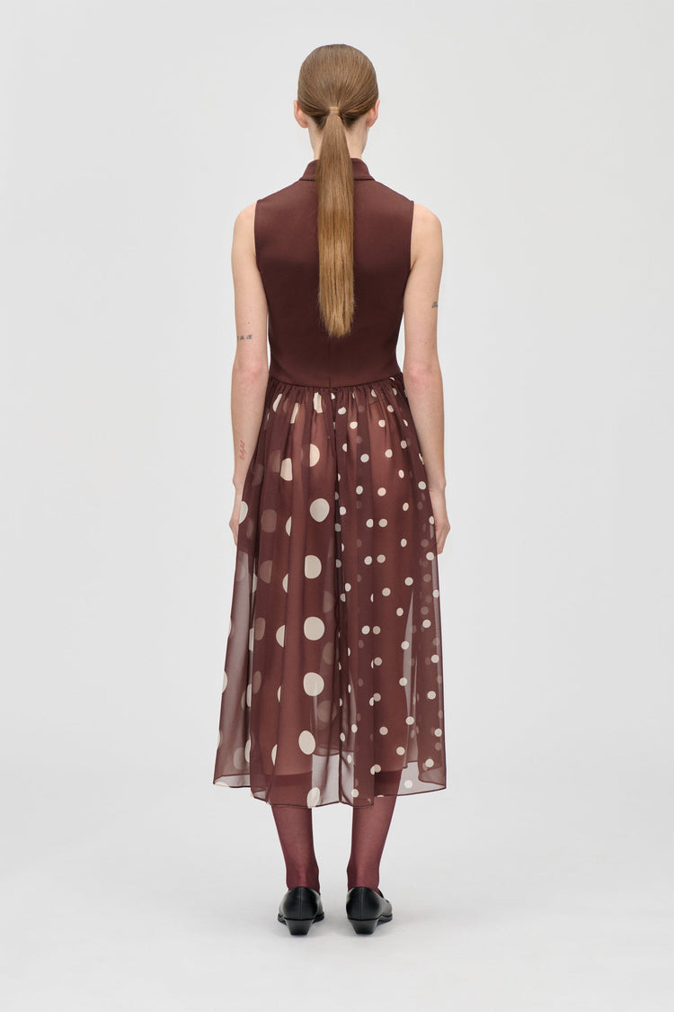 ARTIST BLURRY DOTS DRESS