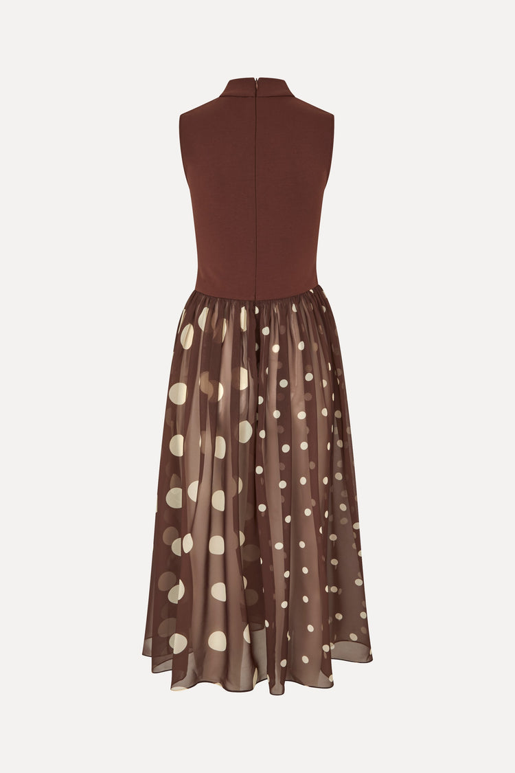 ARTIST BLURRY DOTS DRESS