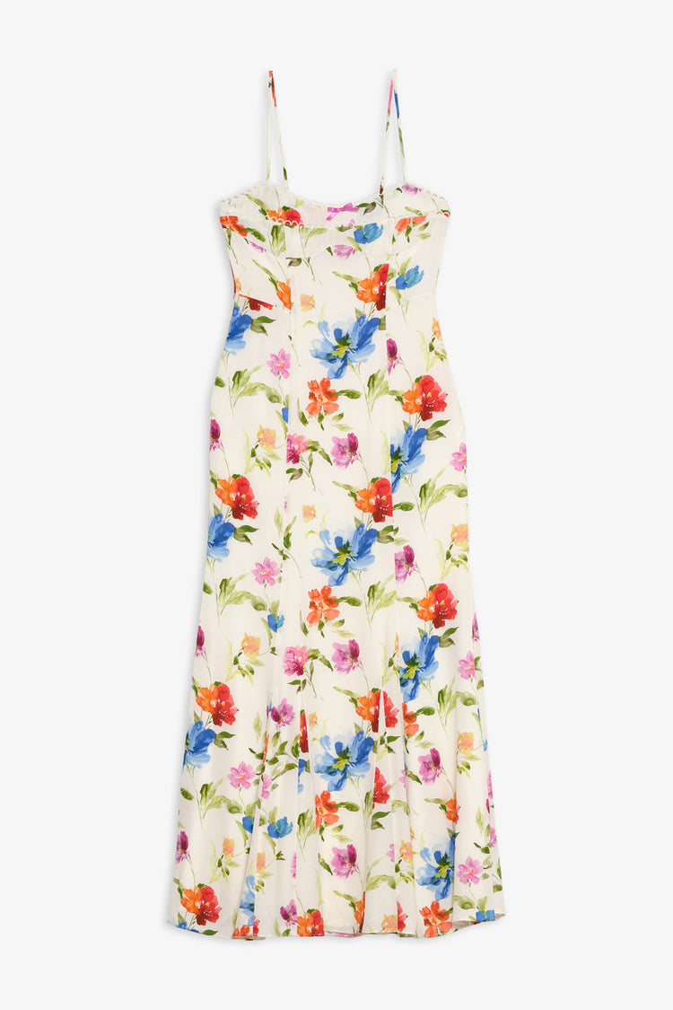 TROPICAL BLOOM MAXI DRESS
