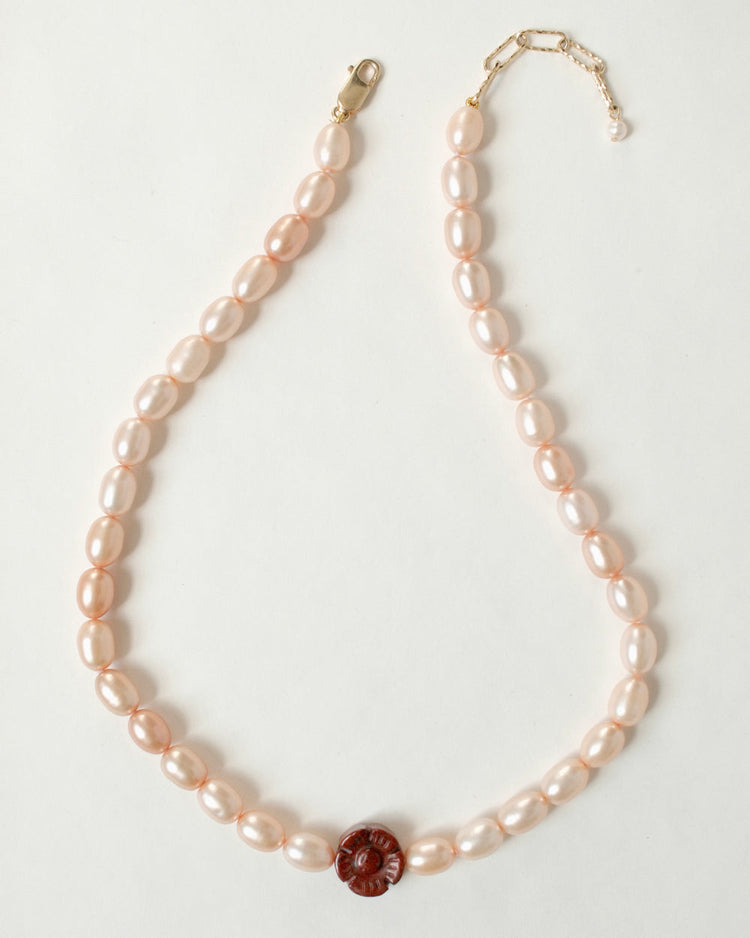Champagne Bloom necklace