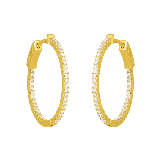 NADINE HOOPS GOLD