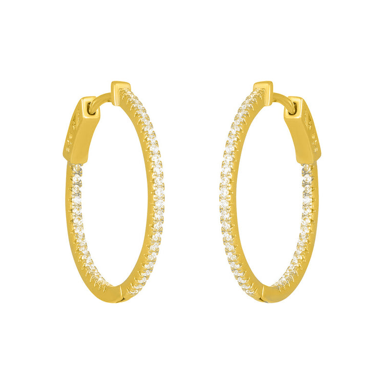 NADINE HOOPS GOLD