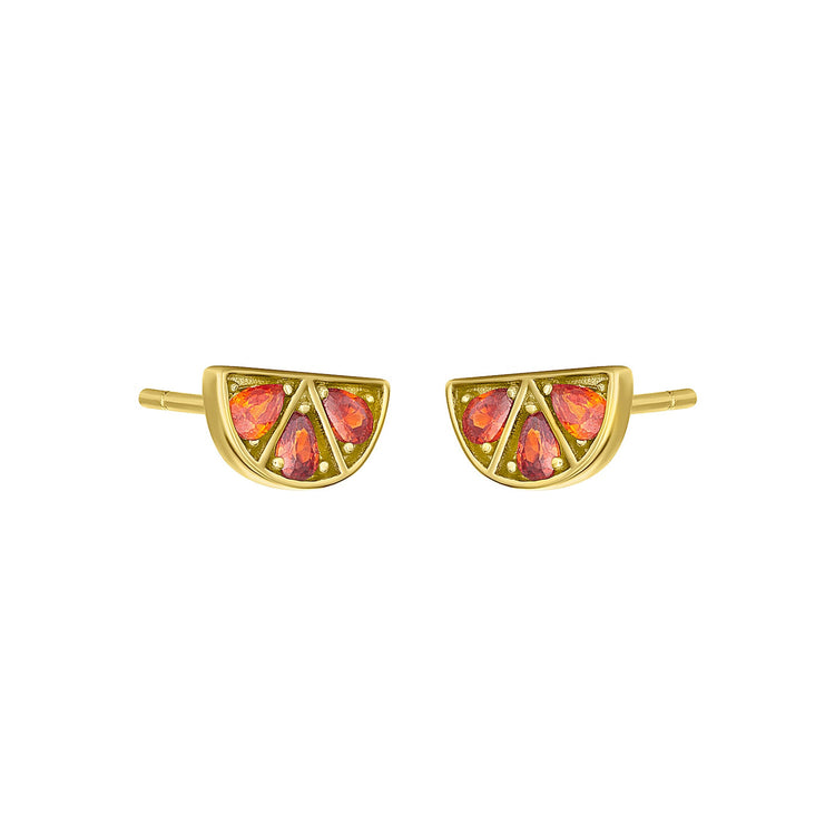 ORANGE SLICE STUDS