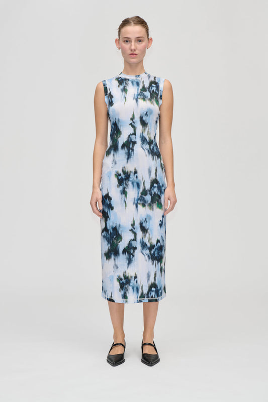 LONG CREWNECK DRESS