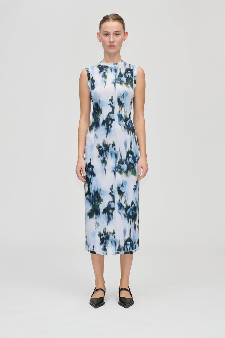 LONG CREWNECK DRESS