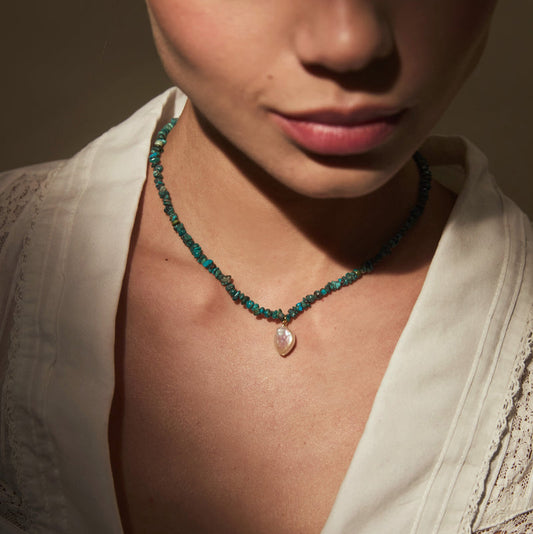 Noa necklace turquoise