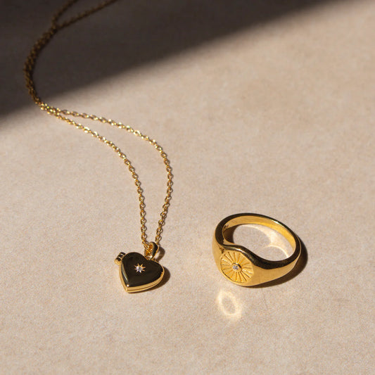 HEIRLOOM CHARM NECKLACE GOLD