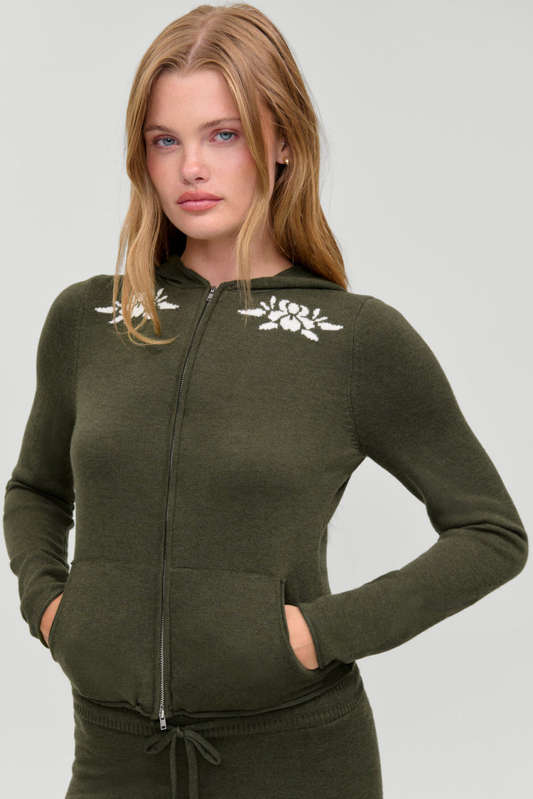 CALVIN ZIP HOODIE