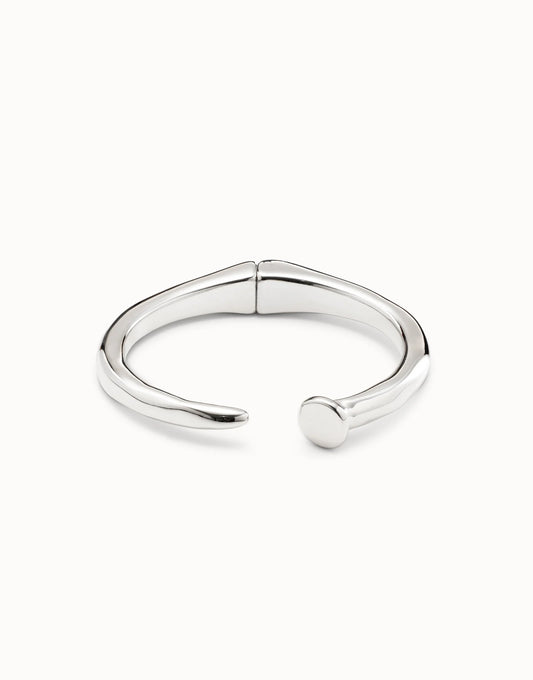 NAIL BANGLE BRACELET SILVER