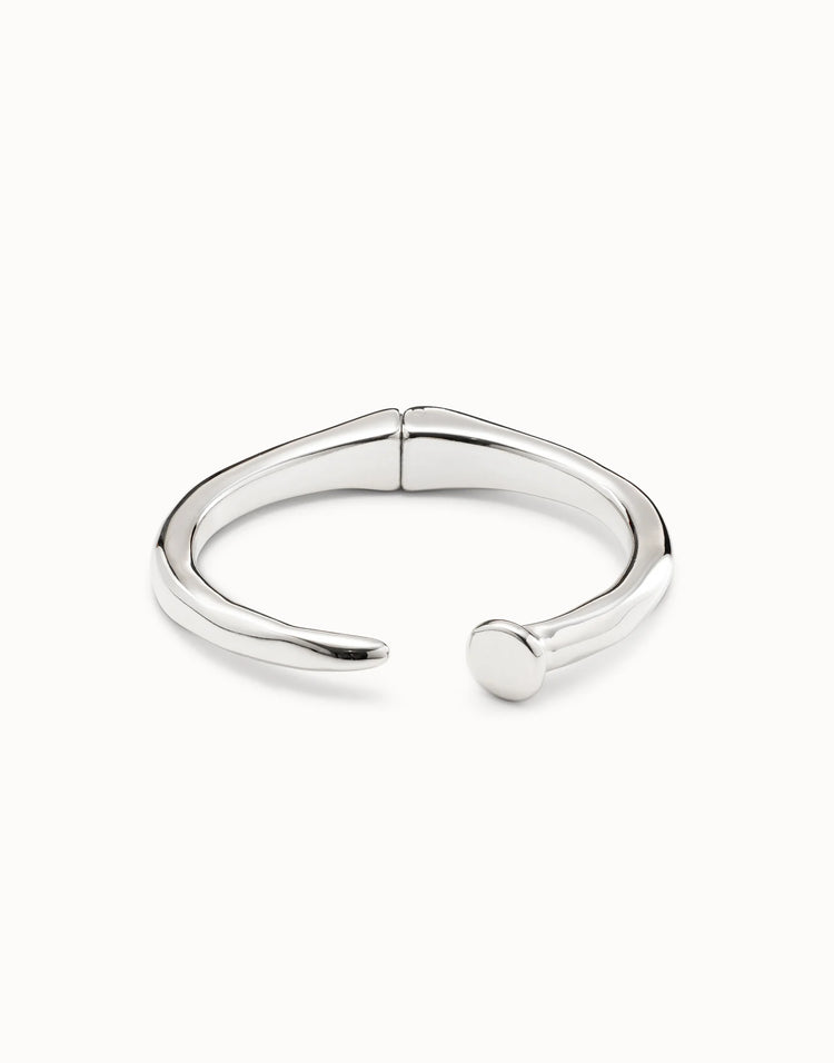 NAIL BANGLE BRACELET SILVER