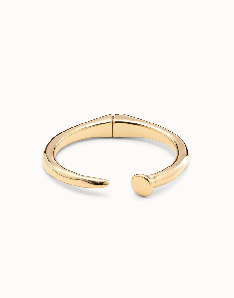 NAIL BANGLE BRACELET GOLD