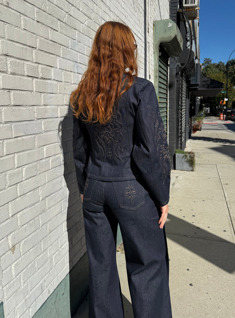 THENNA WIDE JEANS
