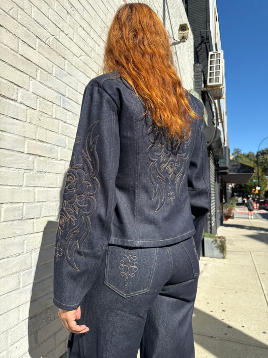 THENNA WIDE JEANS