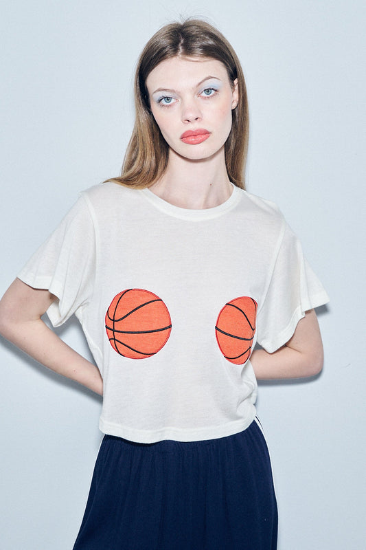 BASKETBALL BOOBS TEE
