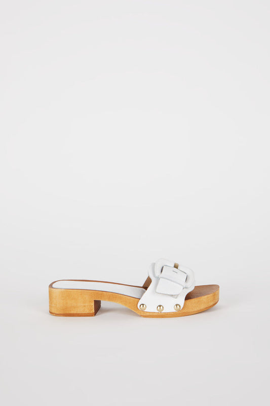 MAR LEATHER CLOG