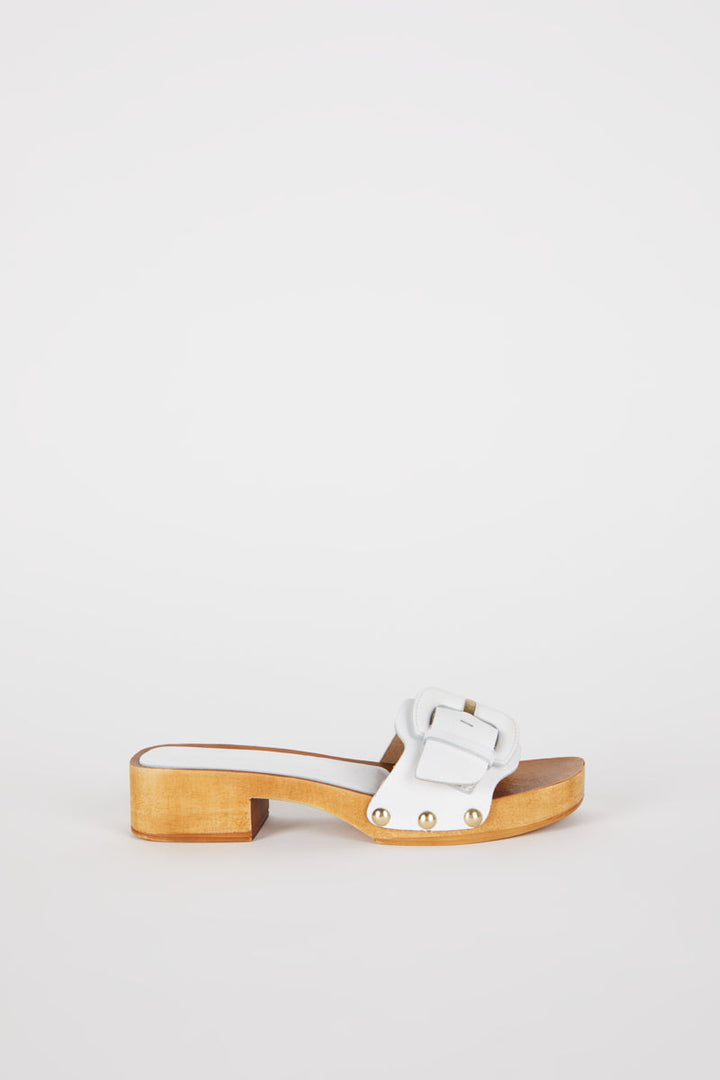 MAR LEATHER CLOG