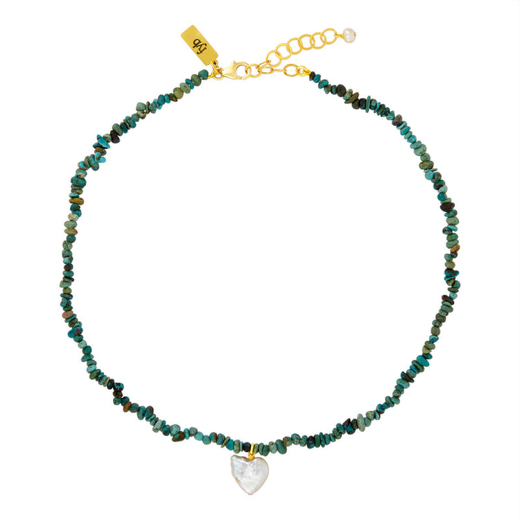 Noa necklace turquoise