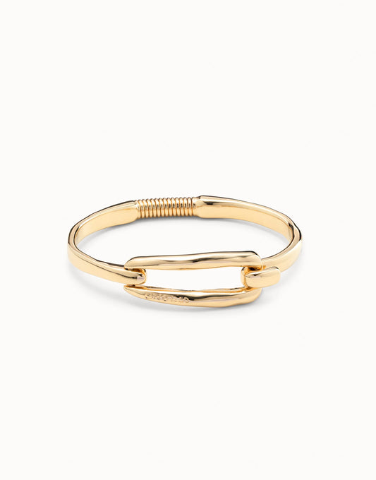 BANGLE BUCKLE BRACELET GOLD