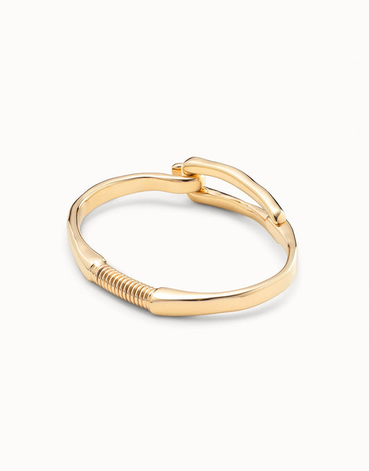 BANGLE BUCKLE BRACELET GOLD