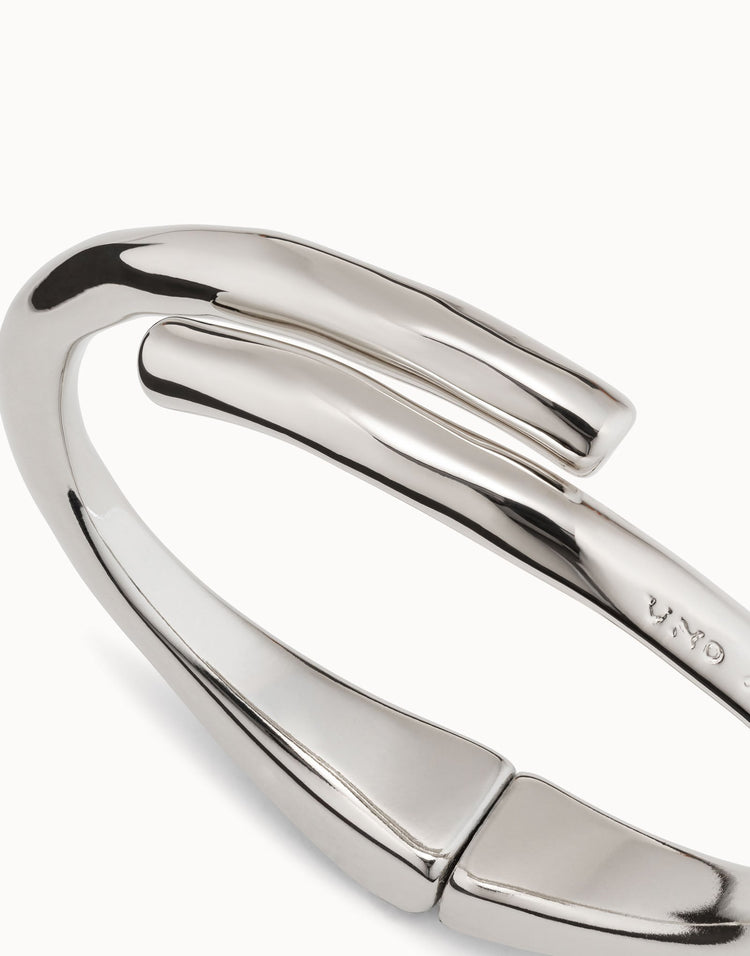 TUBULAR SHAPED BANGLE SILVER