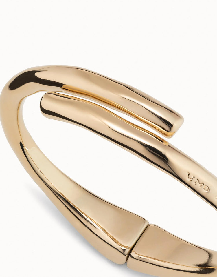 TUBULAR SHAPED BANGLE GOLD