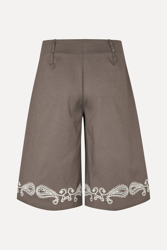PAISLEY EYELET BERMUDA SHORT