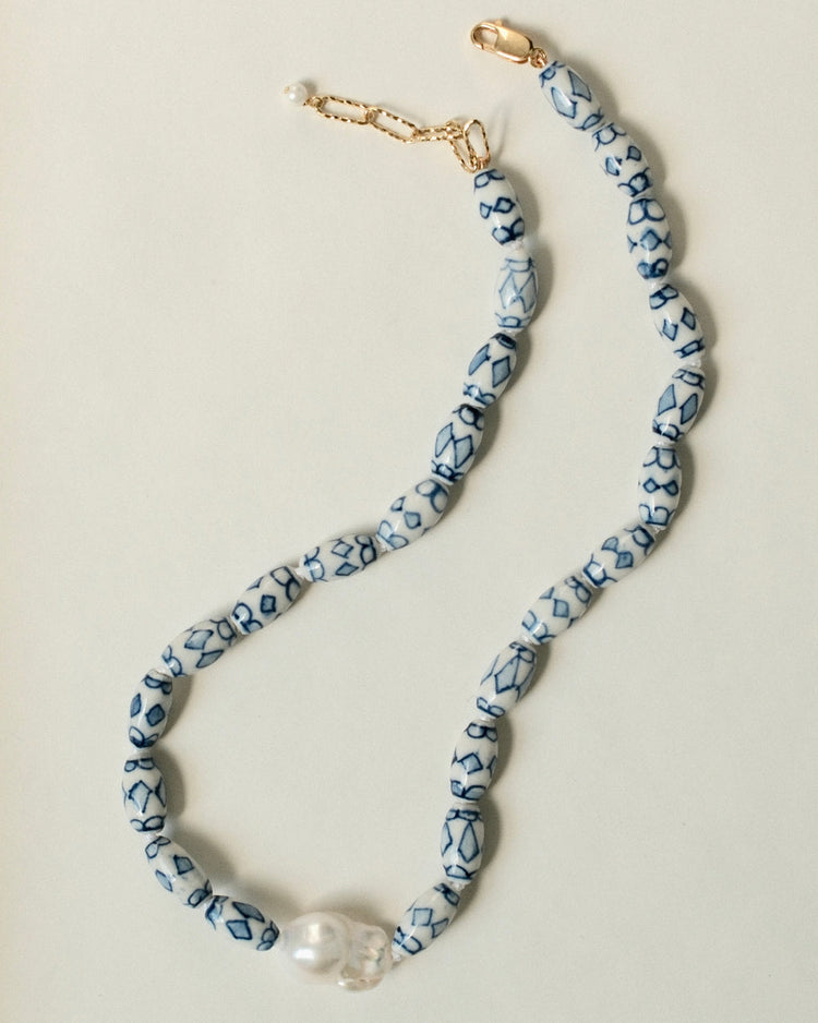 Porcelaine Tide necklace
