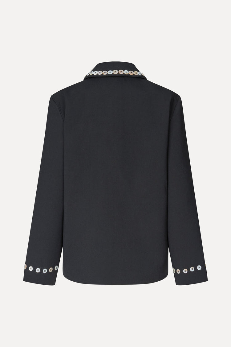 BUTTON FLOWERS JACKET