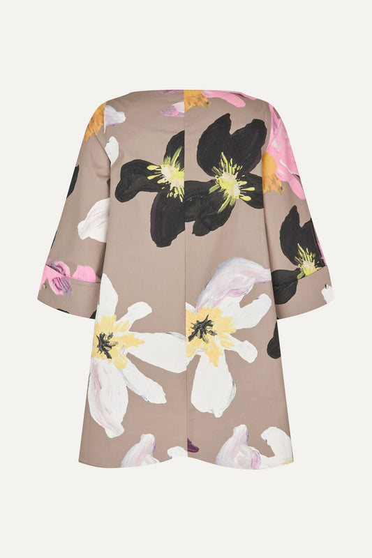 WILDFLOWERS RELAXED MINI DRESS