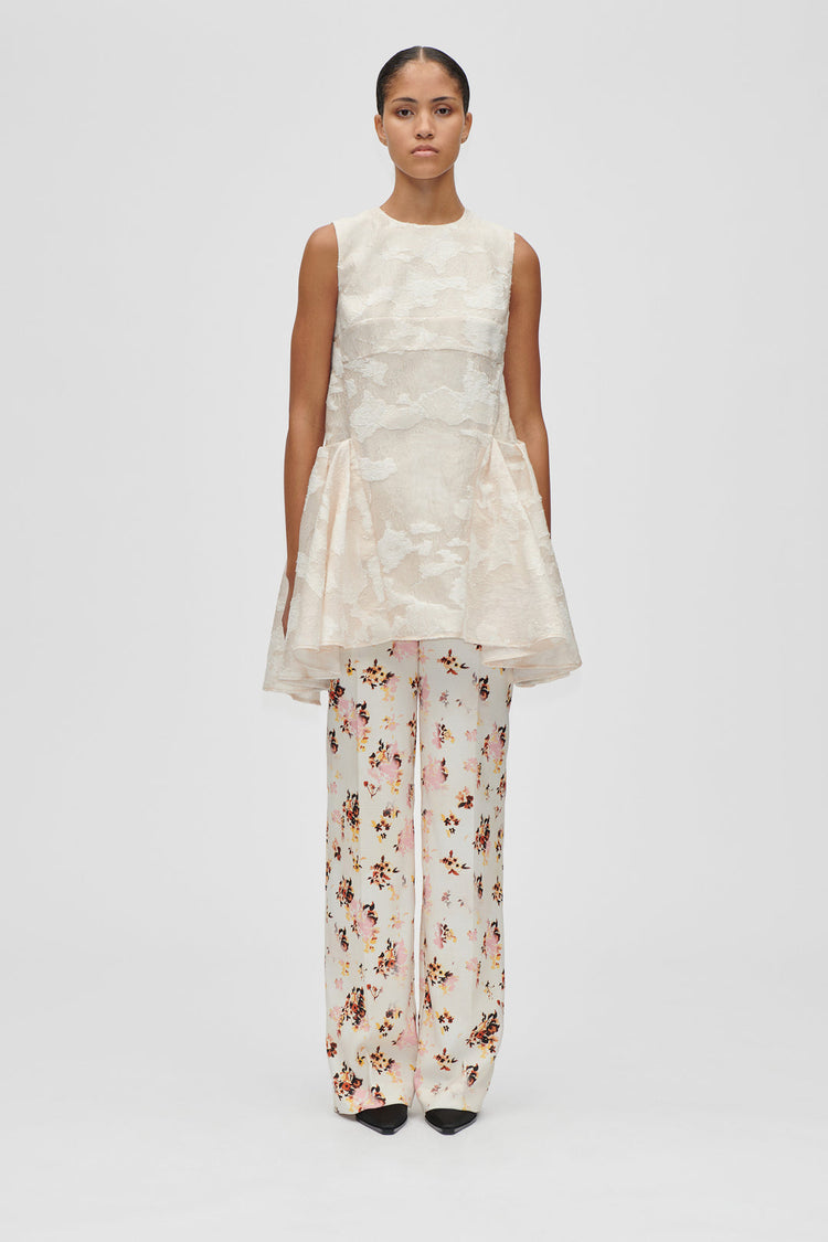 MULTIFLOWERS SHORT DRESS