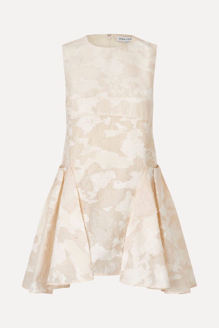 MULTIFLOWERS SHORT DRESS