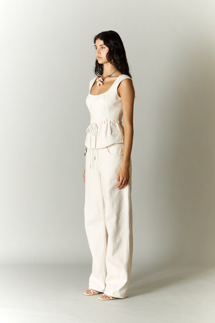 ASH CAP SLEEVE TOP
