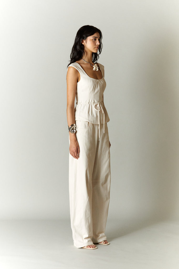 ASH CAP SLEEVE TOP