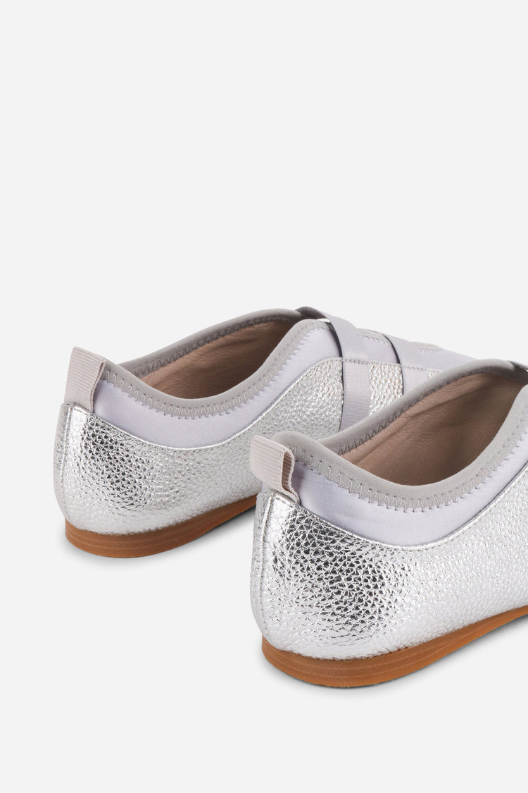 SPORTY LEATHER BALLET SNEAKER