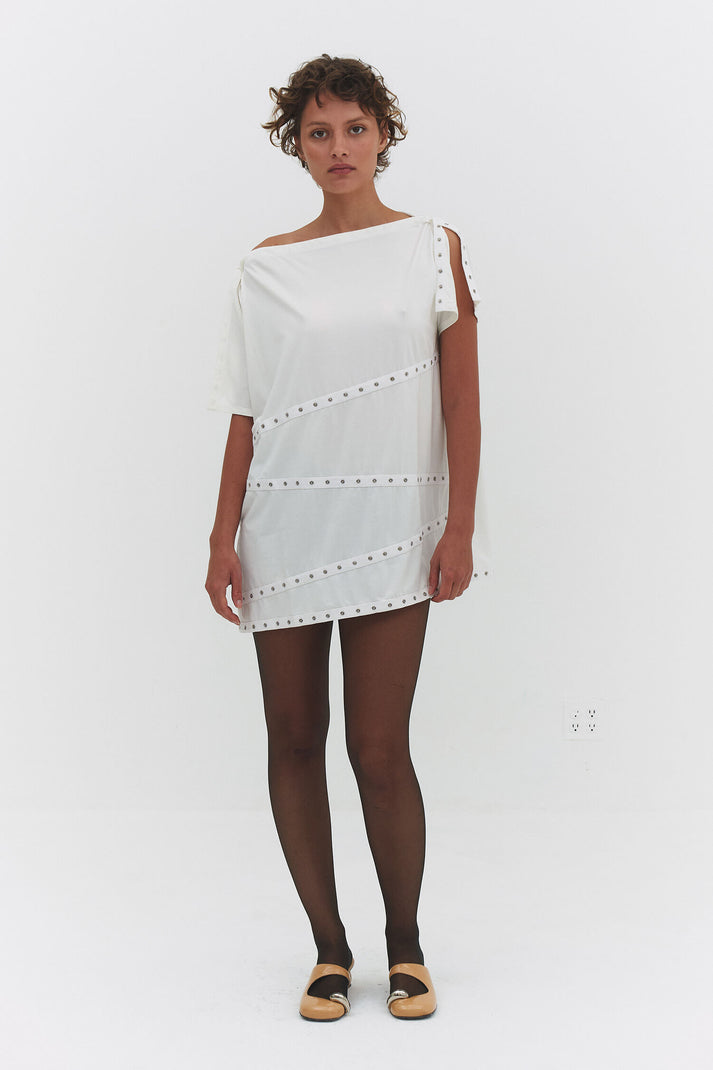 SNAP DOLMAN DRESS