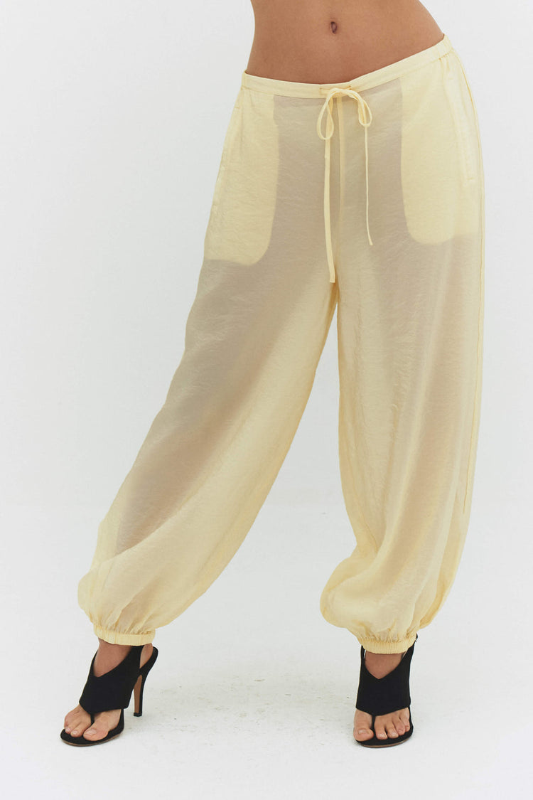 CINCH WAIST BALLOON PANT