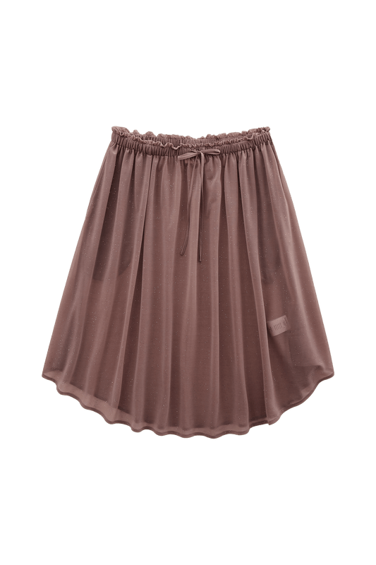 RUCHED SPARKLE SKIRT