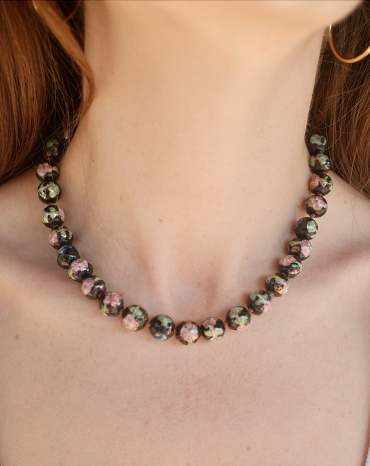 Fleur Noir necklace