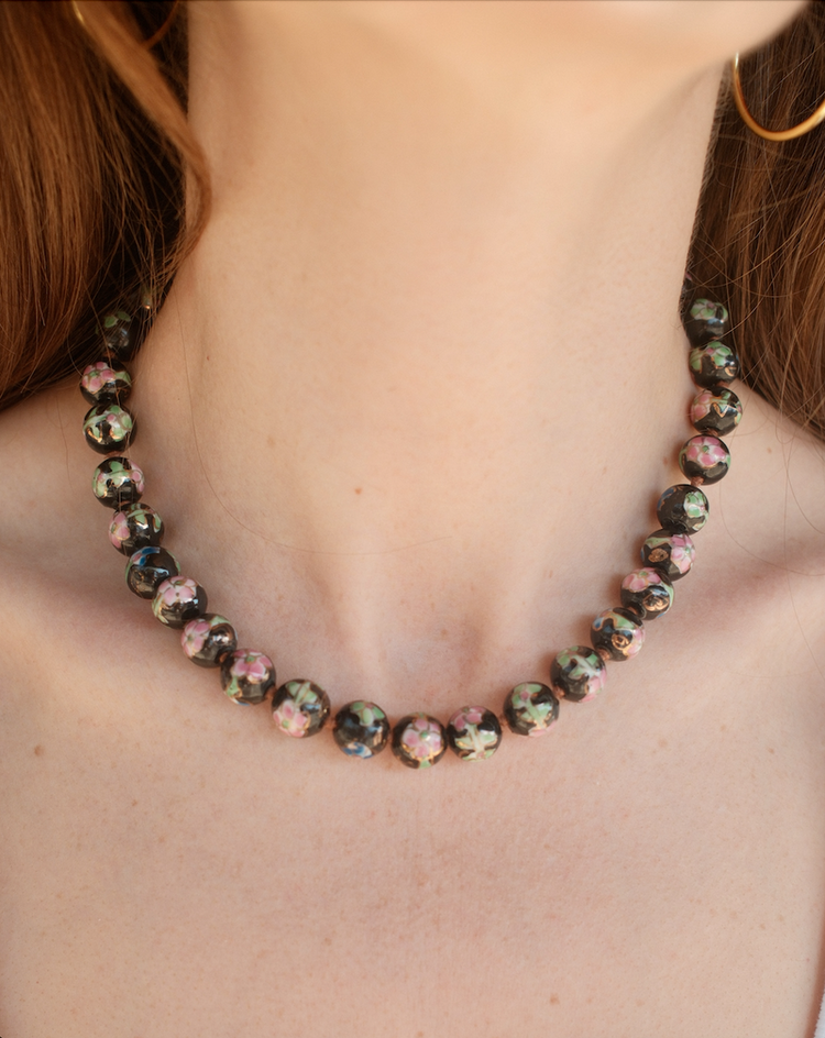 Fleur Noir necklace