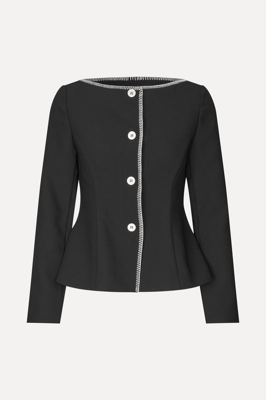 SQUARE NECK JACKET