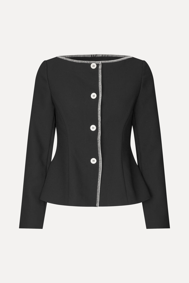 SQUARE NECK JACKET