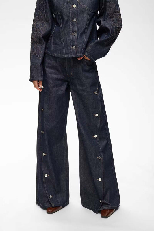 THENNA WIDE JEANS